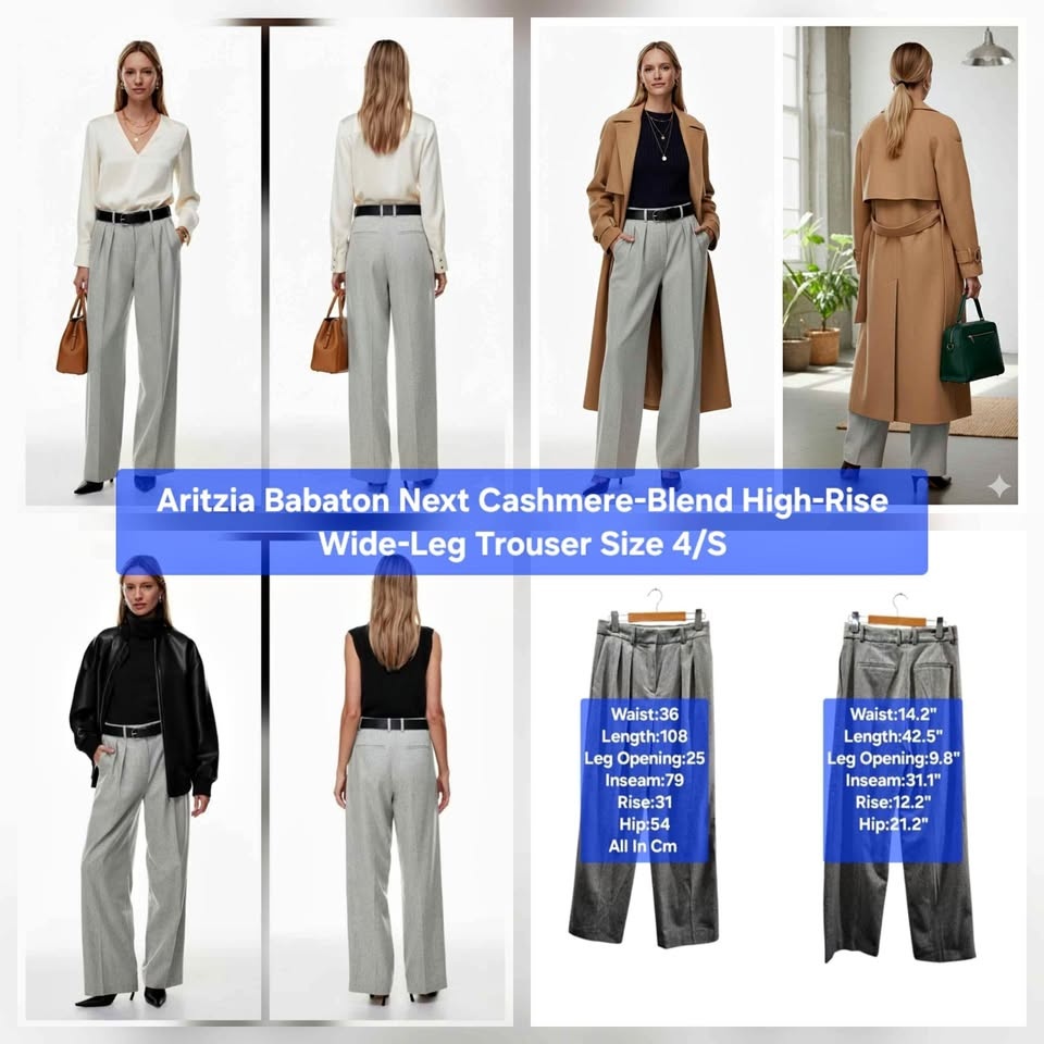 Aritzia Babaton Next Cashmere Trouser Size 4/S
