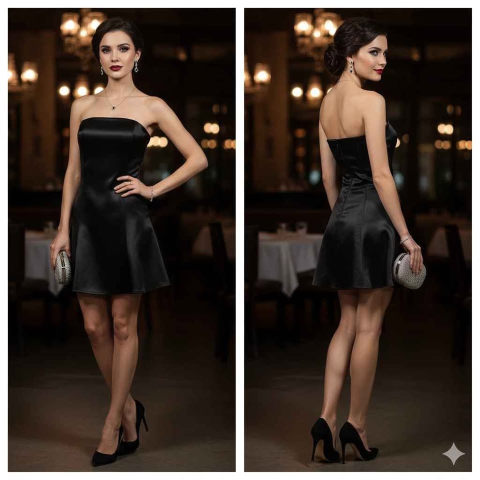 Aritzia Ten Strapless Satin Dress Size 2 - photo 5