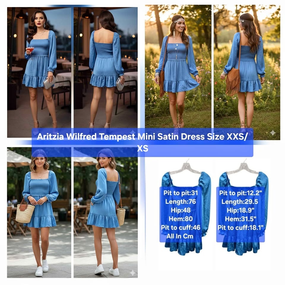 Aritzia Wilfred Tempest Mini Satin Dress Size XXS/XS