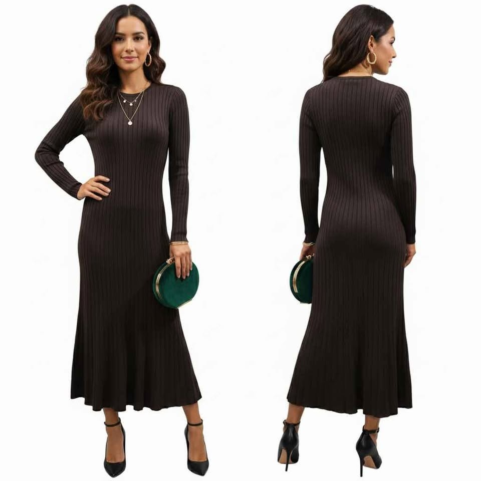 Aritzia Babaton Captivate Knit Fit & Flare Dress Size S - photo 3