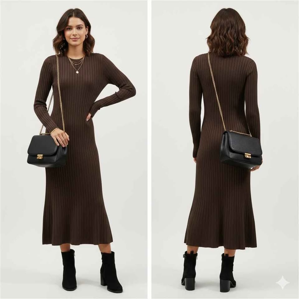 Aritzia Babaton Captivate Knit Fit & Flare Dress Size S - photo 5