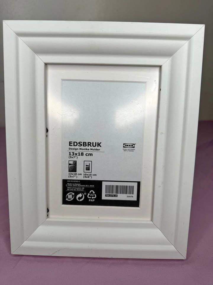 IKEA EDSBRUK White Photo Frame (5x7")