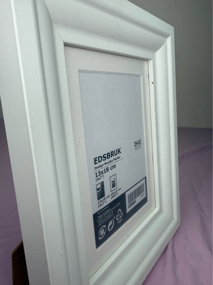 IKEA EDSBRUK White Photo Frame (5x7") - photo 4