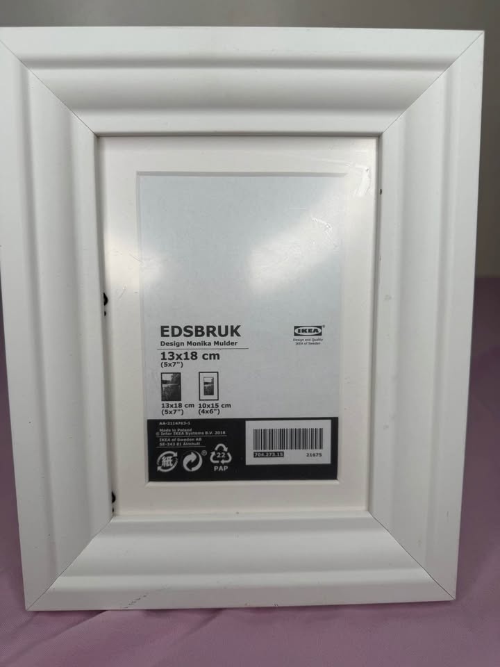 IKEA EDSBRUK White Photo Frame (5x7") - photo 5