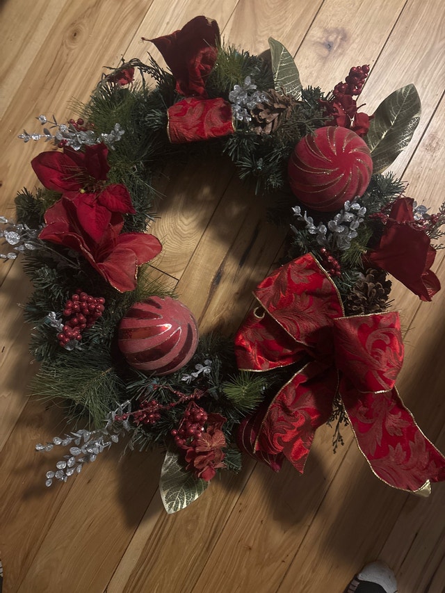 Christmas door wreath