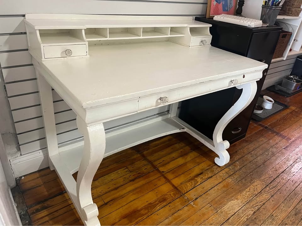 Vintage Wood Writing Desk - photo 2