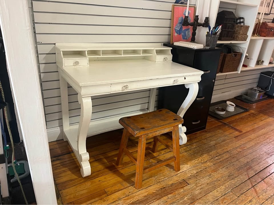 Vintage Wood Writing Desk - photo 3
