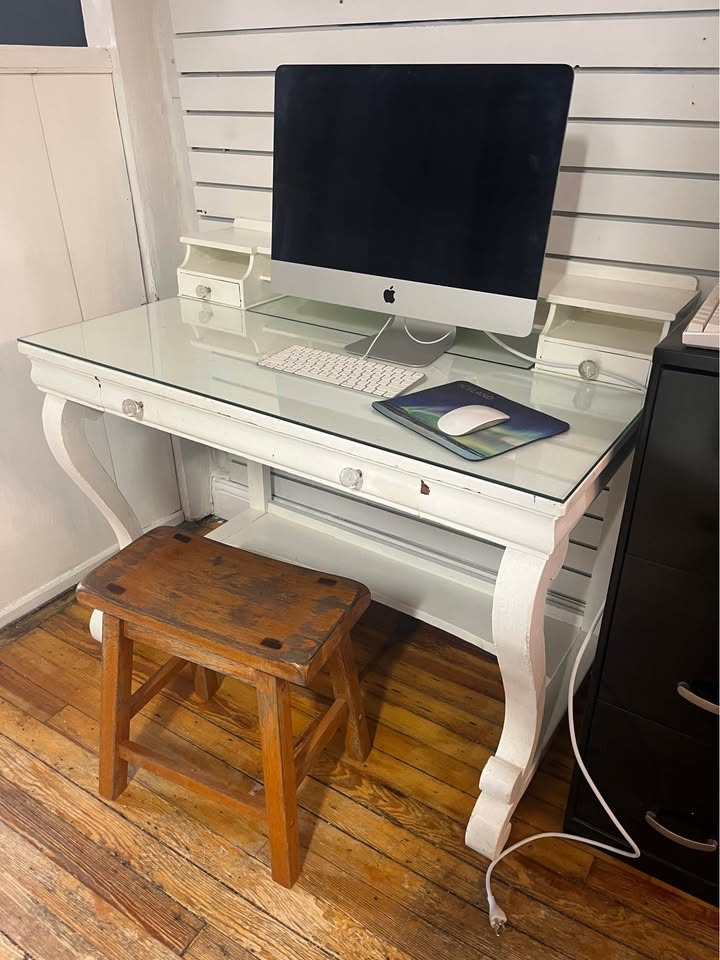 Vintage Wood Writing Desk - photo 5