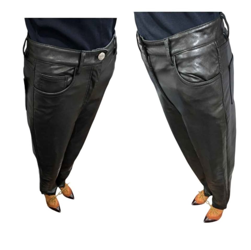 Aritzia Wilfred Melina High-Rise Faux-Leather Pants Size 4 - photo 5