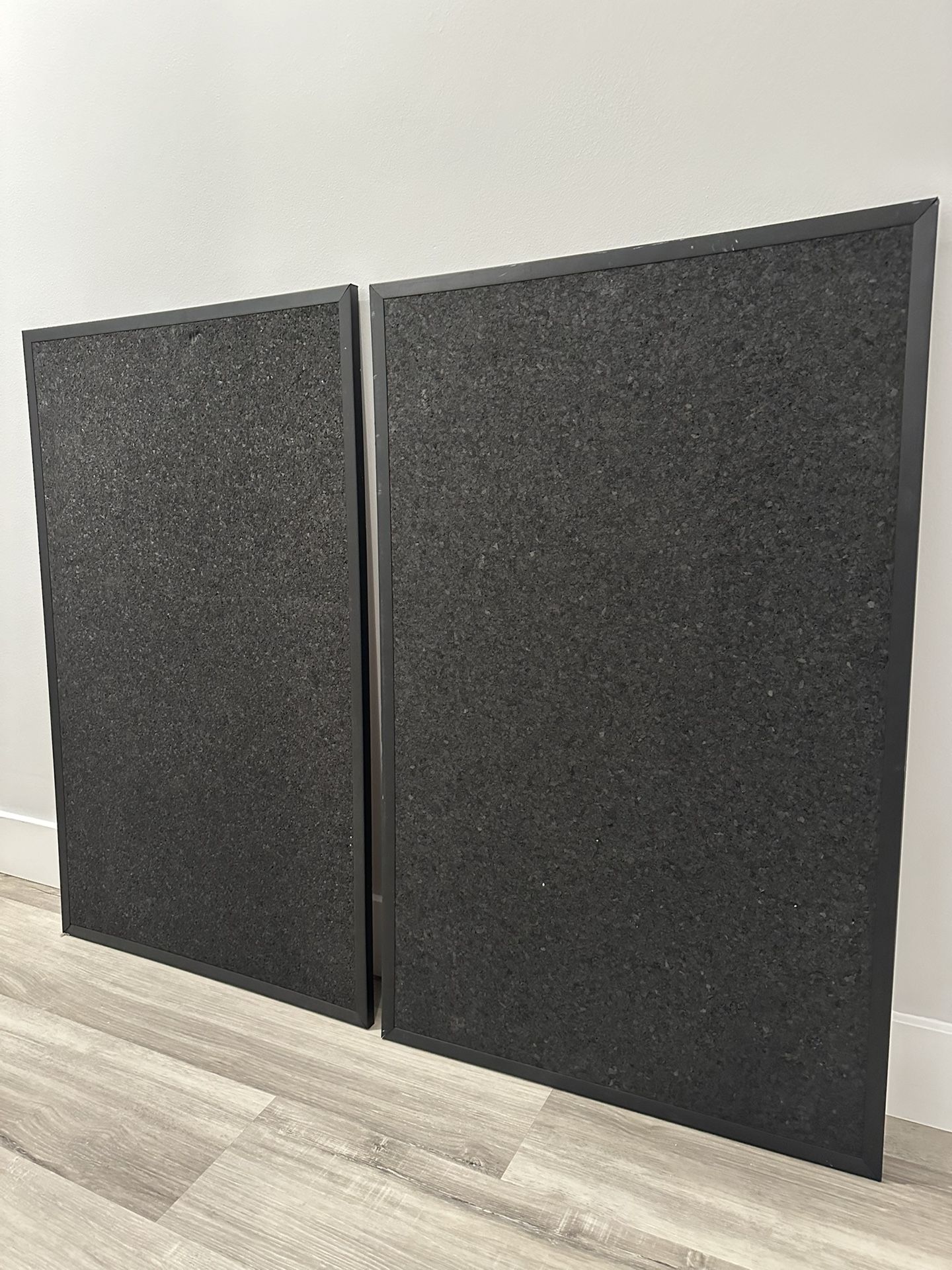 Black Bulletin Boards - Set of 2