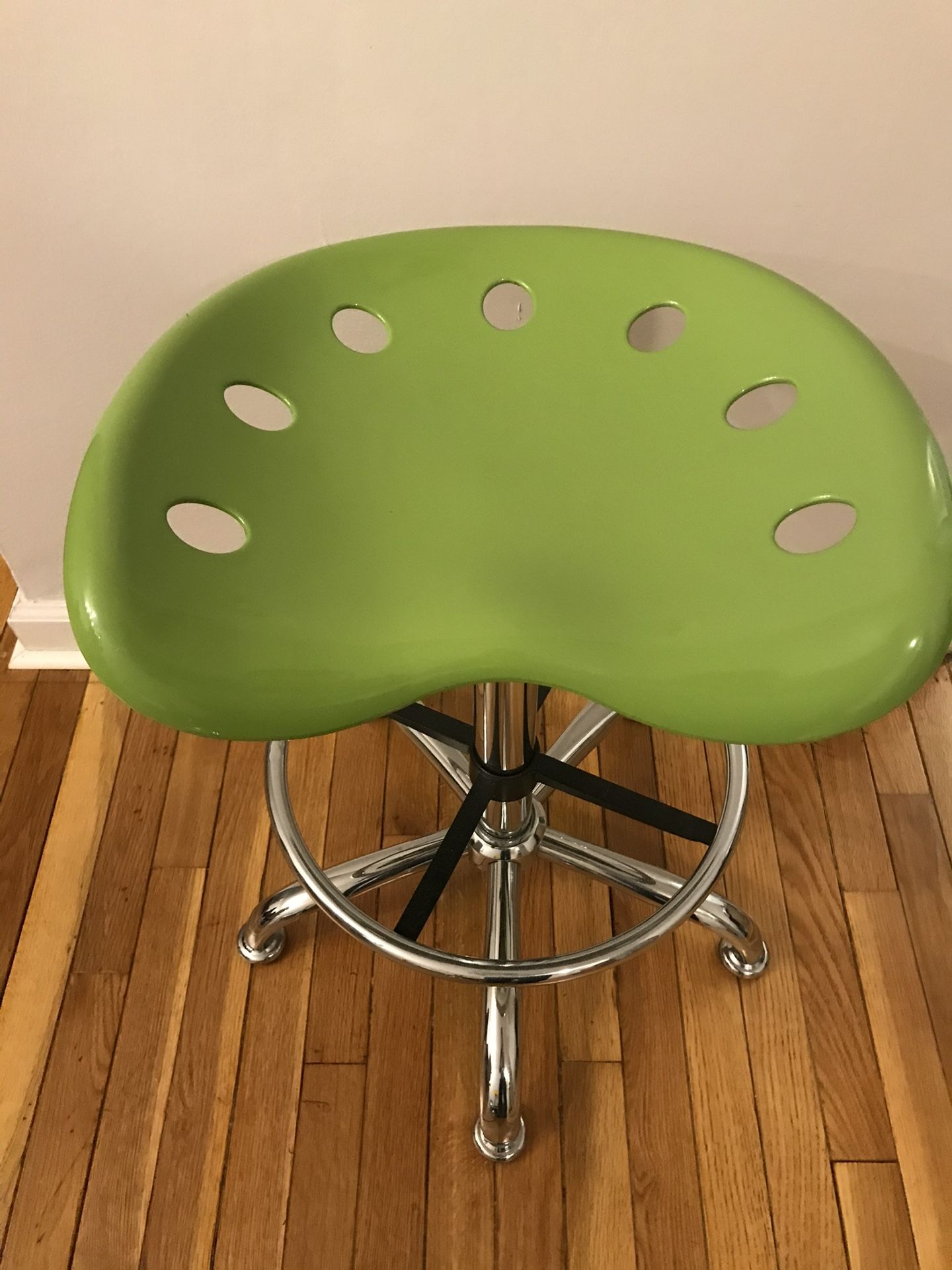 Green Tractor Seat Bar Stool - photo 3