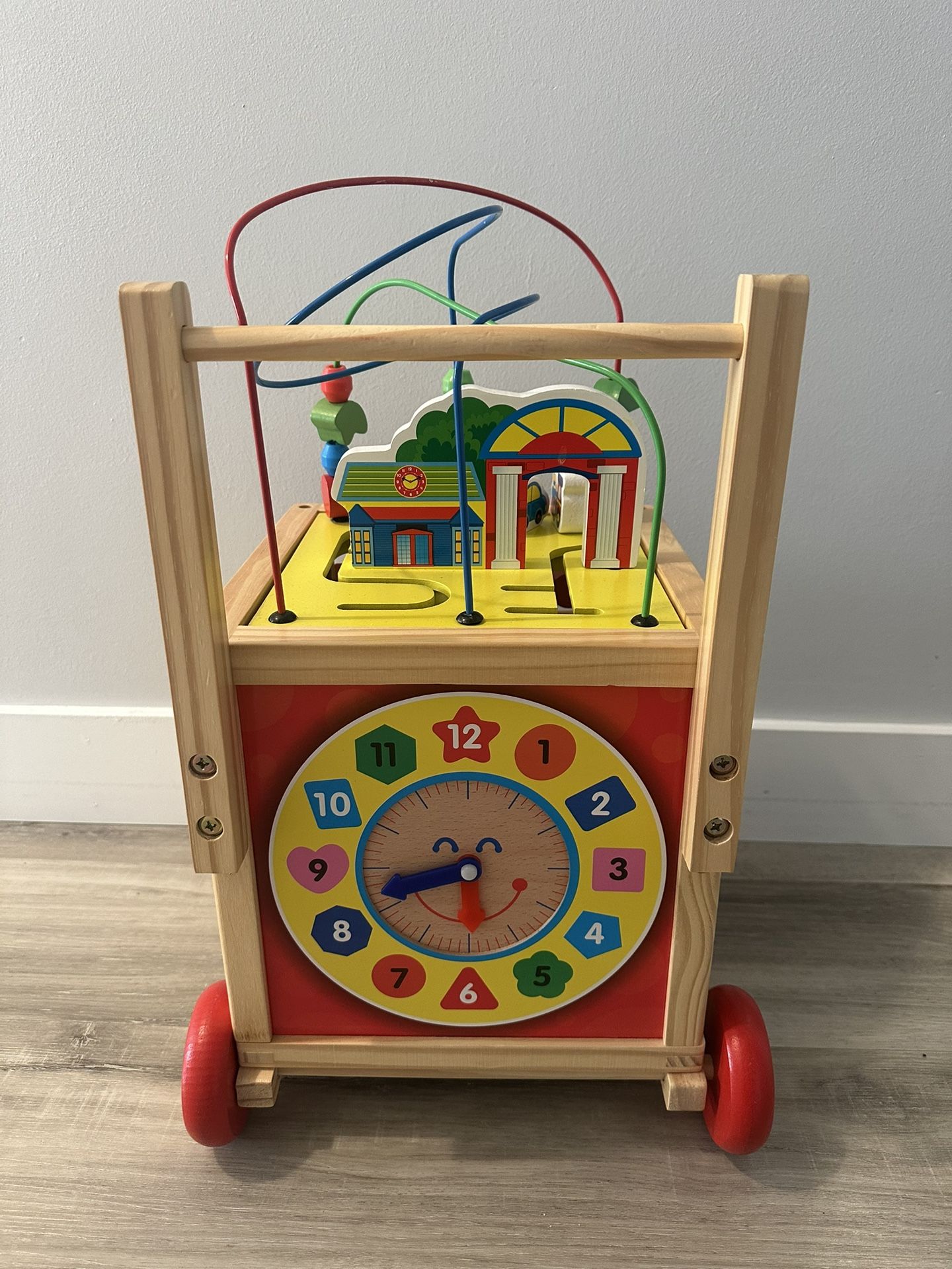 Wooden Activity Walker / Learning Cube - photo 2