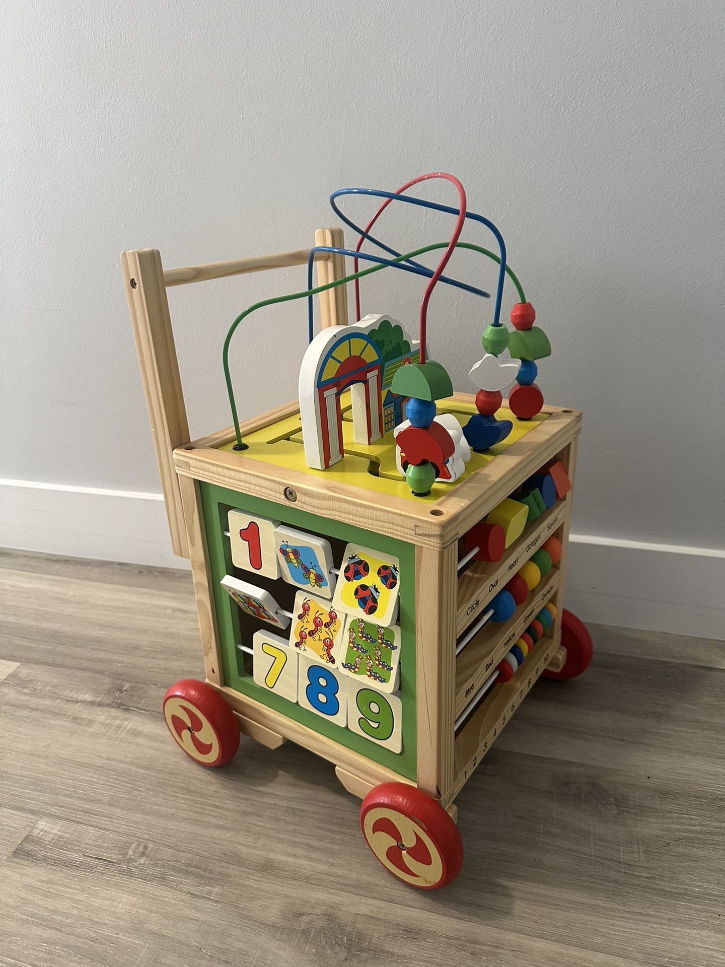 Wooden Activity Walker / Learning Cube - photo 3
