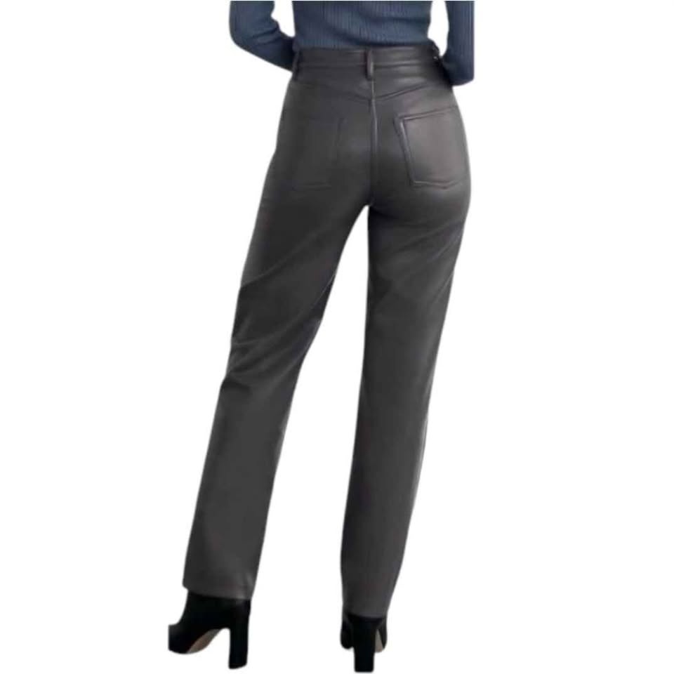 Aritzia Wilfred Melina High-Rise Faux-Leather Pants Size 4 - photo 4