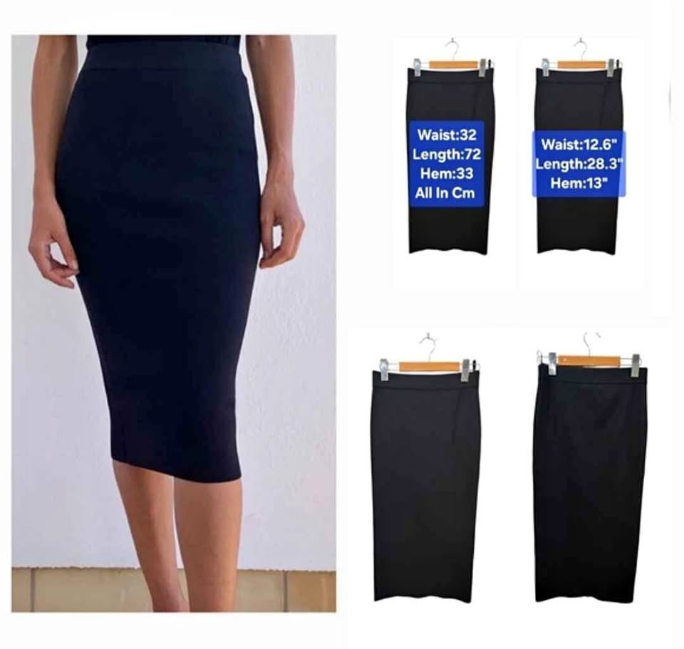 Aritzia Babaton Sculpt Knit Tube Skirt Size S