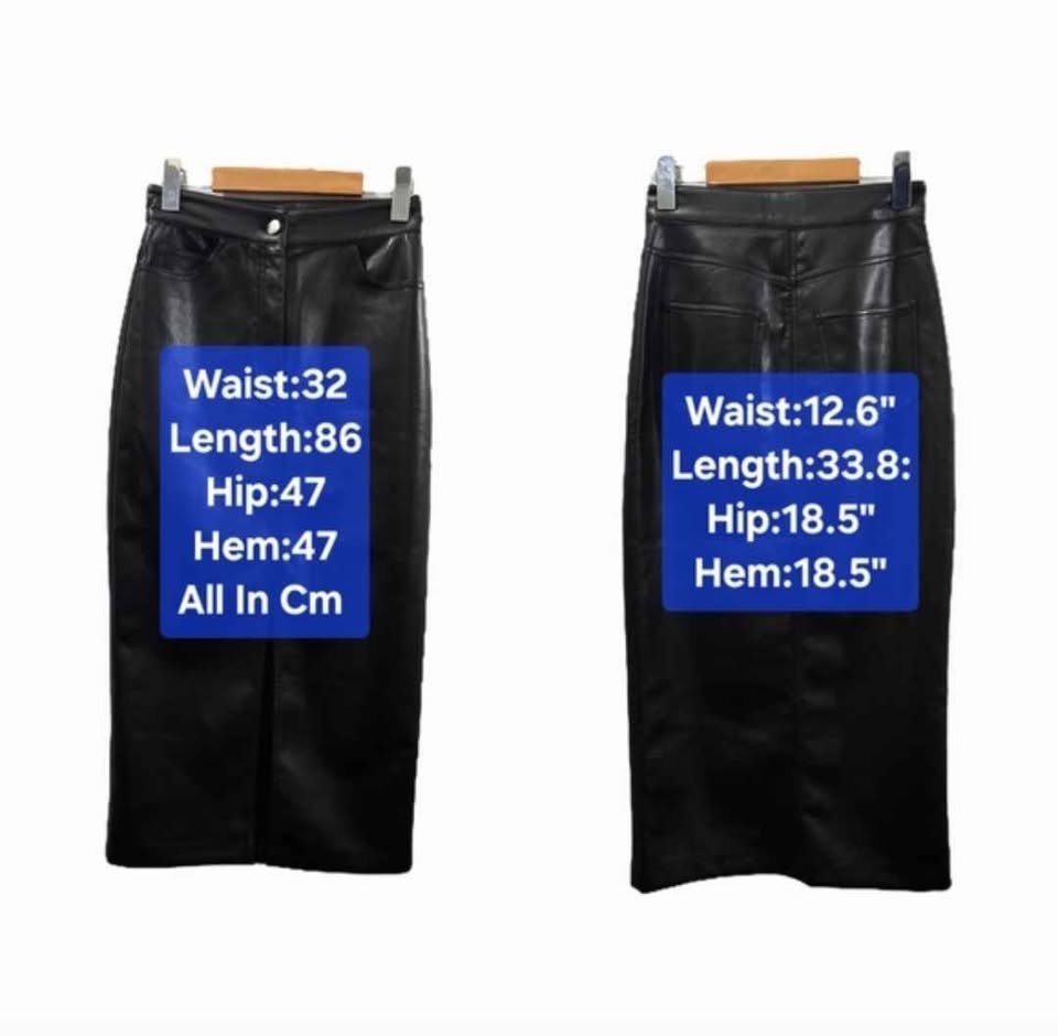 Aritzia Wilfred High-Rise Vegan Leather Midi Skirt Size 0-2 - photo 2