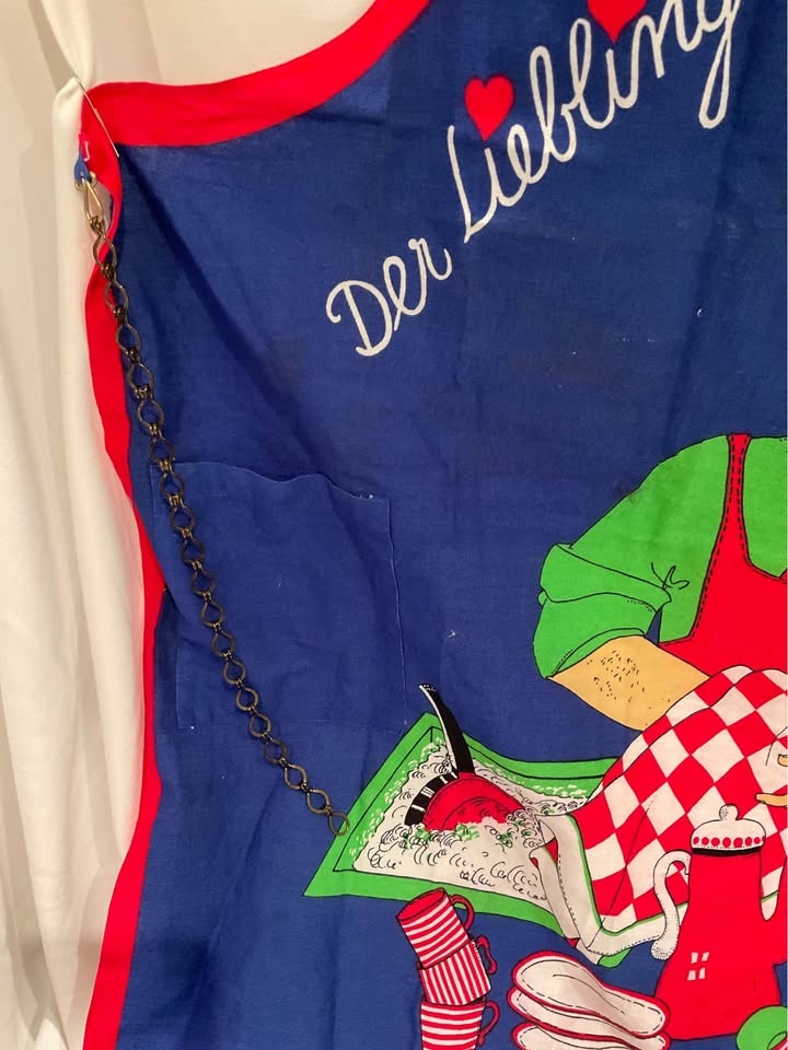 Vintage German Apron - "Der Lieblingsmann!" - photo 2