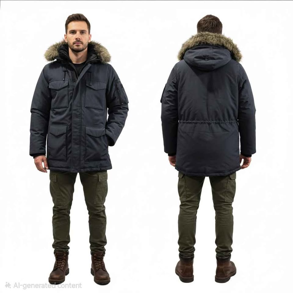 Unisex TNA Military Edition Down Parka Size S-M - photo 3