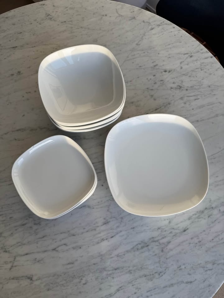 IKEA VÄRDERA White Dinnerware Set – 17 Pieces - photo 2