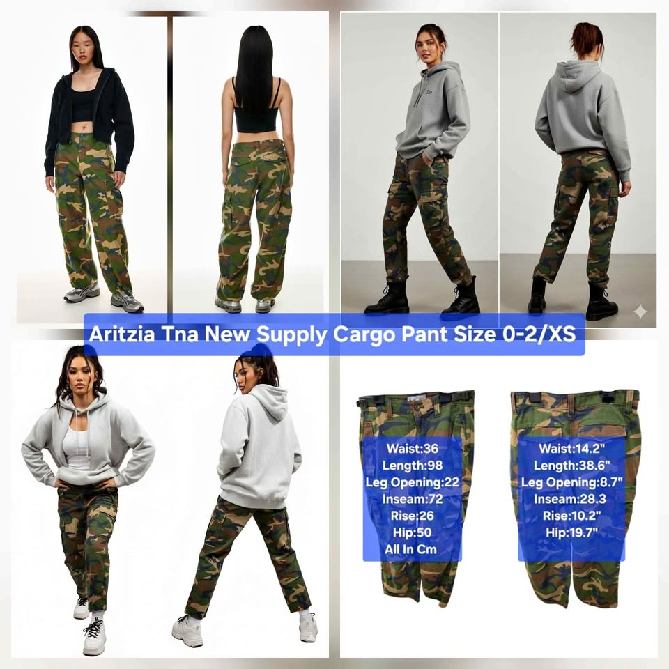 Aritzia TNA Supply Cargo Pant Size 0-2/XS