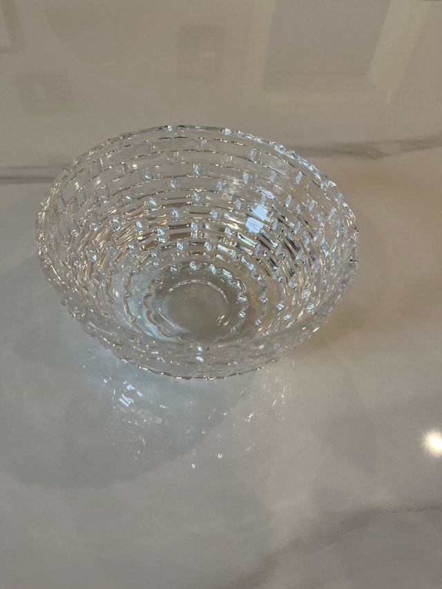 Crystal Serving Bowl - Brand New in Box