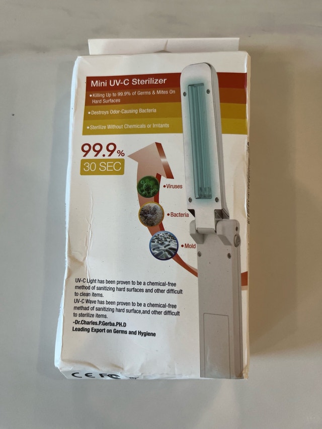 Mini UV Sterilizer - Brand New in Box