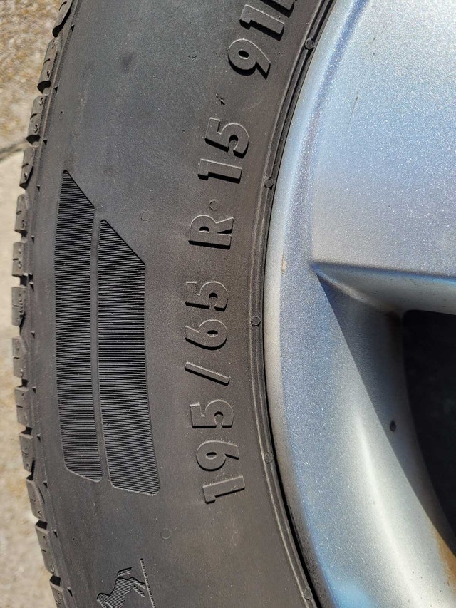 195/65/15 MK4 VW wheels and tires - photo 4
