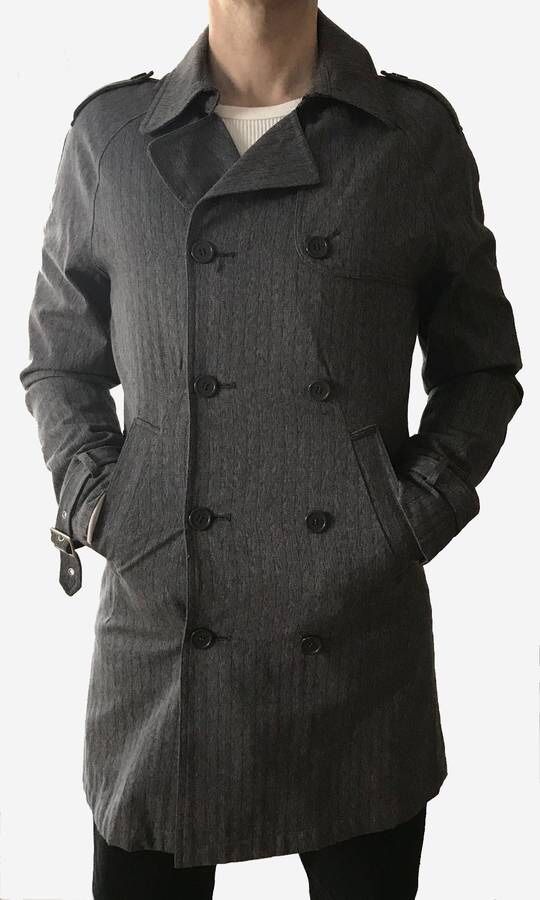 Shades of Greige Mens Overcoat (Size small)