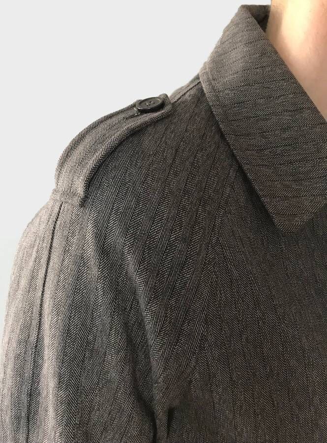 Shades of Greige Mens Overcoat (Size small) - photo 2