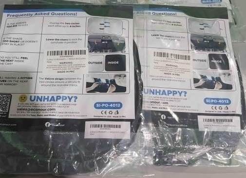 EcoNour Car Windshield Sun Shade w/ Pouch - photo 2