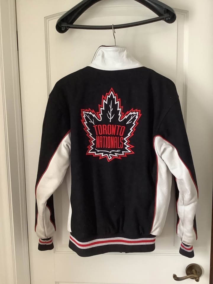 Toronto Nationals Wool & Leather Hockey Jacket Youth XS - photo 3