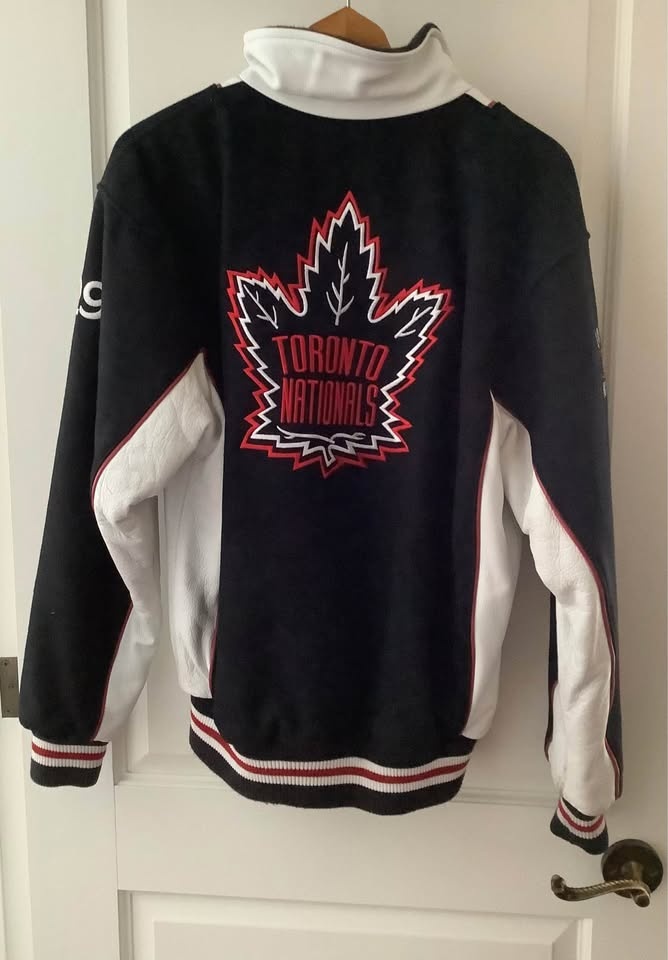 Toronto Nationals Wool & Leather Hockey Jacket (Youth S) - photo 2