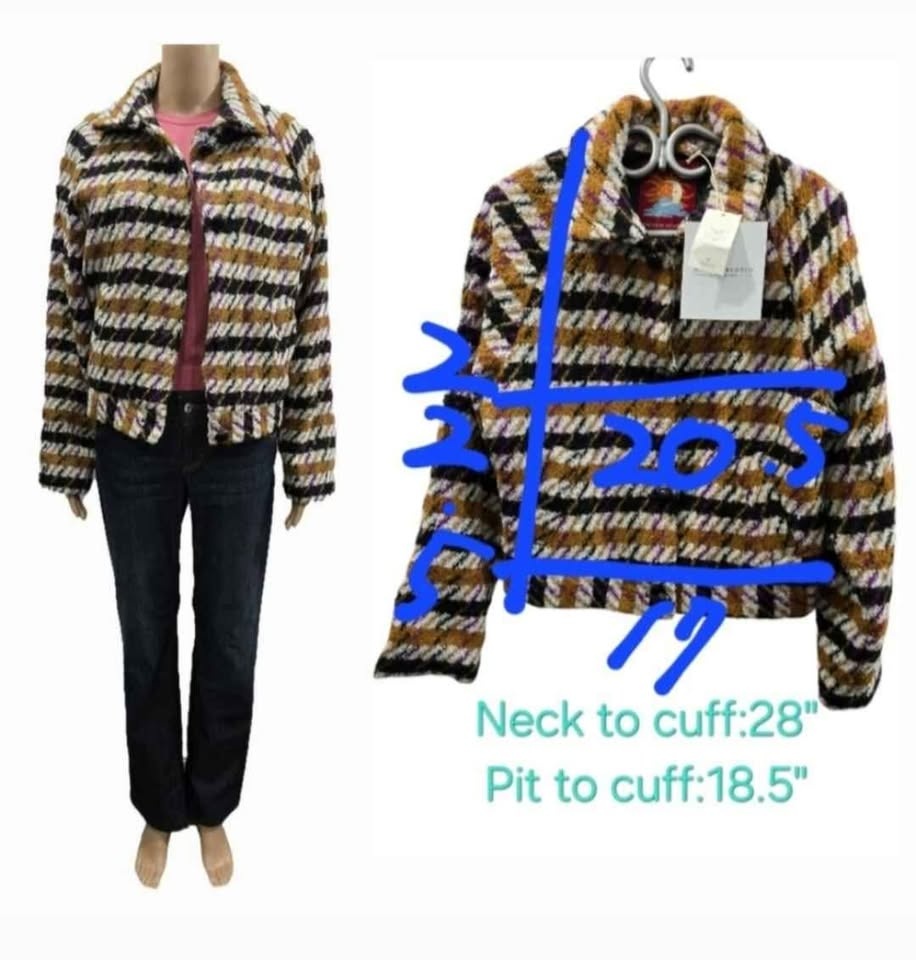 SCOTCH & SODA Wool-Blend Houndstooth Tweed Jacket - Size XS - photo 2