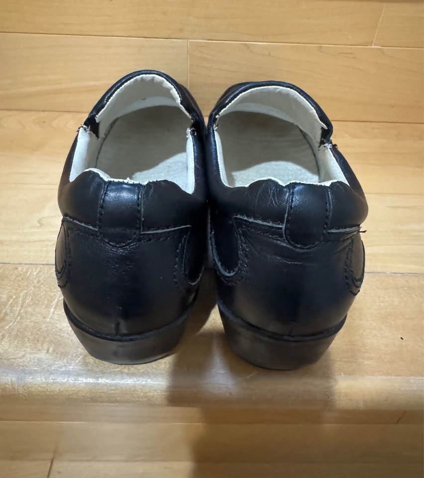 Women’s Black Leather Loafers - Size 10W - photo 3