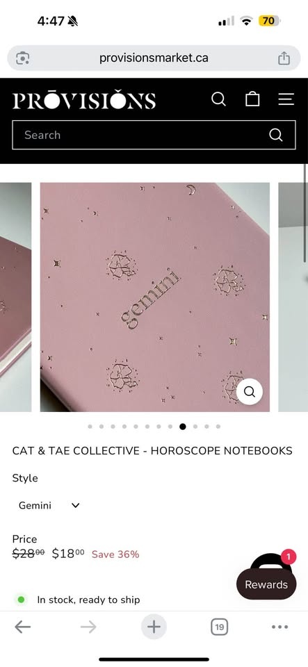 Cat & Tae Collective Gemini Pink Notebook - photo 4