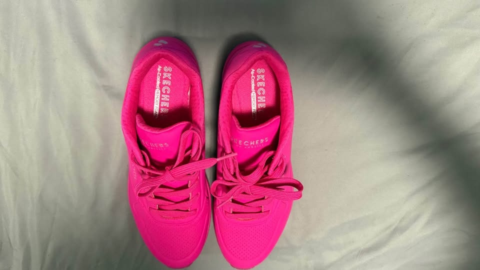 Skechers Uno Night Shades Hot Pink Neon Sneakers - Size 9 - photo 5