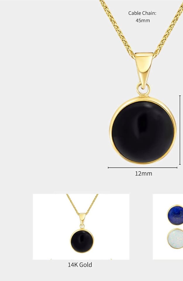 14K Solid Gold Chain Necklace – NEW (3 available)