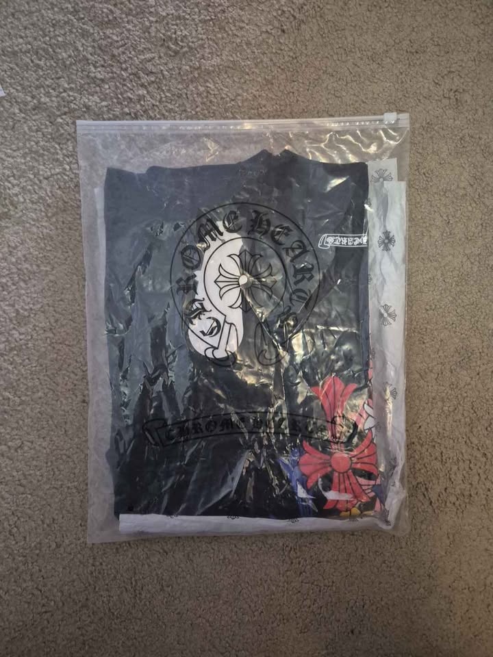 Chrome Hearts Long Sleeve Black Multi Colour Crosses (M) - photo 4
