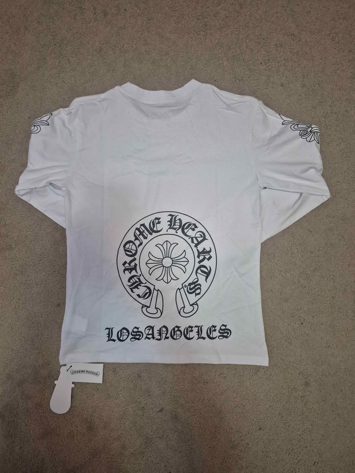 SIZE (M) White Chrome Hearts Longsleeve 1:1 - photo 3