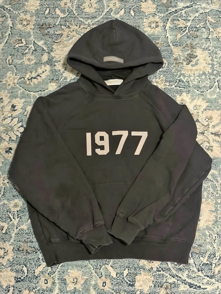 Fear of God Essentials 1977 Hoodie 'Iron'