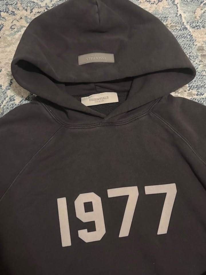 Fear of God Essentials 1977 Hoodie 'Iron' - photo 3