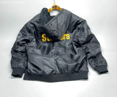 NFL Pro Line Pittsburgh Steelers Black Hooded Jacket - Men's Siz - photo 2