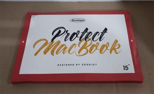 Soonjet 15” Hardshell Case For MacBook Air Midnight Clear