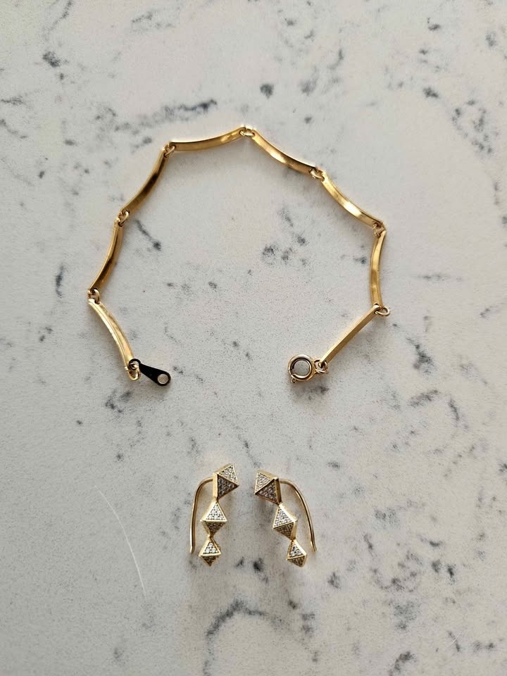 Michael Kors Earrings & Avon Bracelet