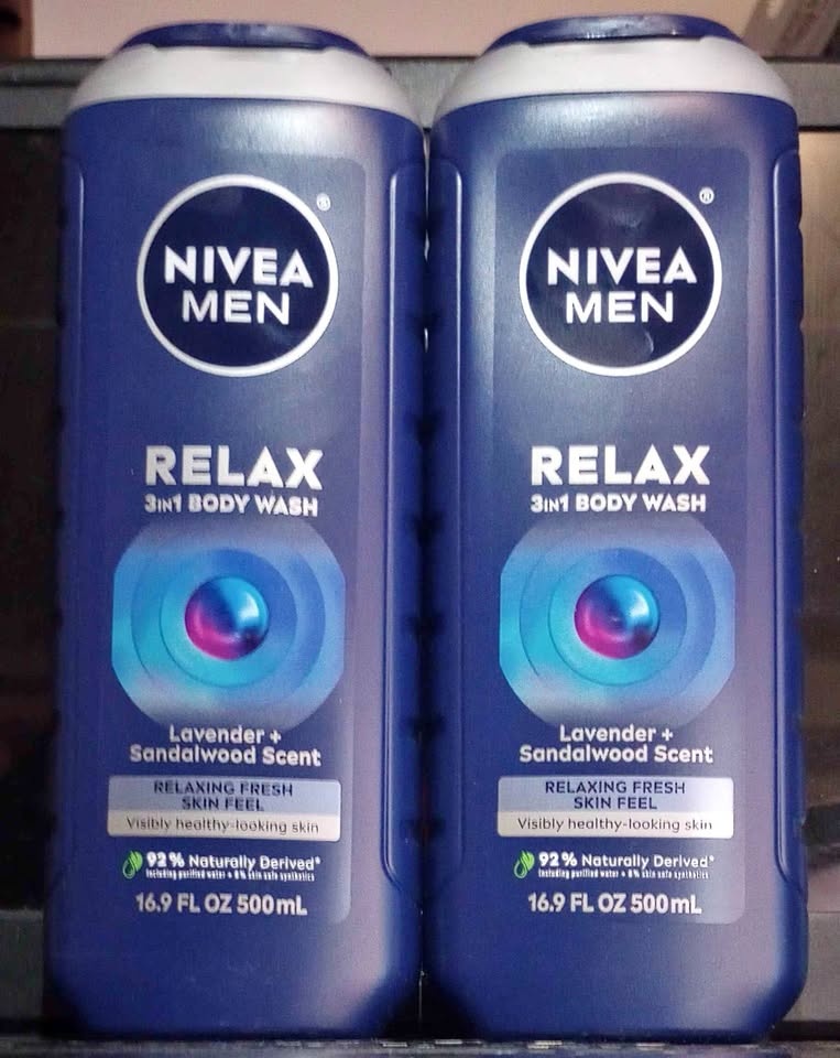Nivea Men Relax 3in1 Body Wash - 2 for $7