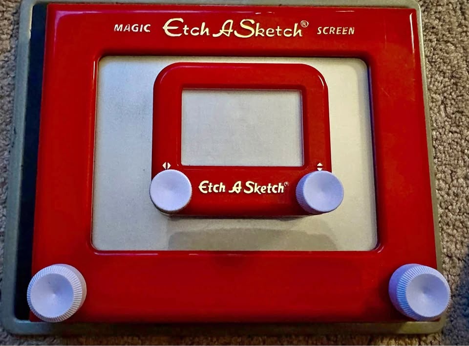 2 Etch A Sketches - Blast From The Past!