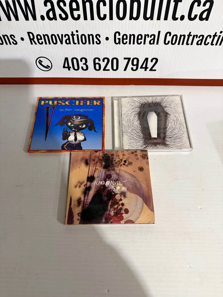 3 CDs - Puscifer, Metallica, Silver Sun Pickups