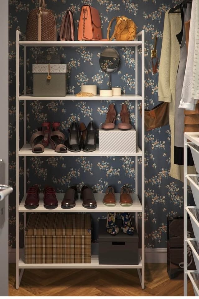 White Metal 5 Tiers Shelf Unit - photo 4