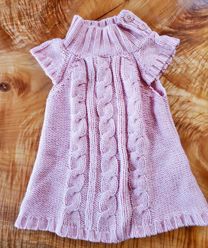 2T pink sweater dress