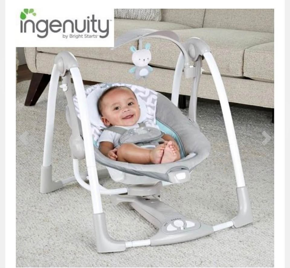 Ingenuity ConvertMe Swing-2-Seat Portable Baby Swing